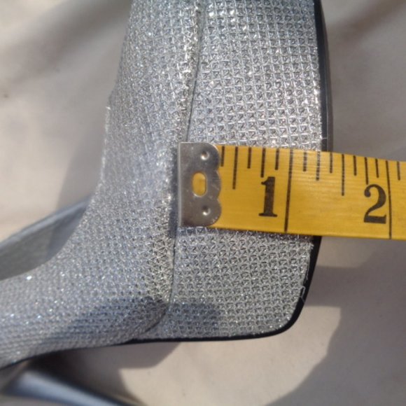 Iridescent platform heels NWT 7 1/2 - Picture 8 of 13